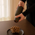 Thumbnail photo of Bottle Grinder Ash/carbon Plastic, Walnut Lid - Norm Architects - Grå