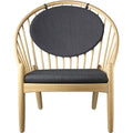 Thumbnail photo of Poul M. Volther Armchair - J166 Jørna - Black/beige