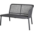 Thumbnail photo of Ocean Modul Sofa without cushions - Garden sofa - Corner Module - Soft Rope - W74 x D74 x H73 cm