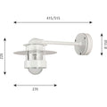 Thumbnail photo of Albertslund Outdoor Wall Lamp Long