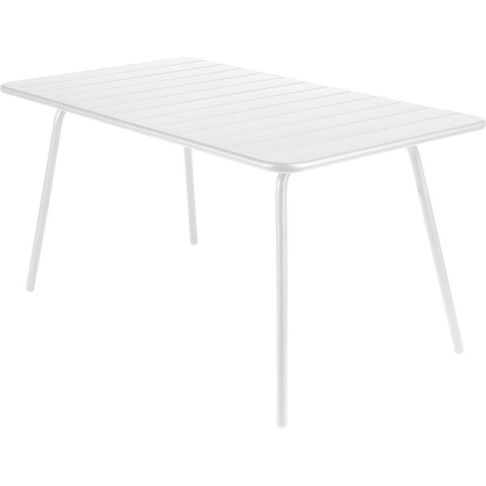 Photo of Luxembourg Table 143 X 80 Cm, Cotton White - Matbord Utomhus - Frédéric Sofia - Vit - Metall
