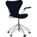 3217 Sjuan - Upholstery, Leather, Natural - Desk chairs - Arne Jacobsen - Beige