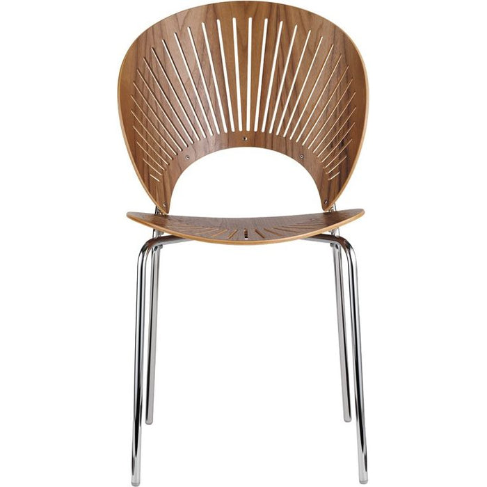 Photo of Trinidad 3398 Stol Valnöt Klarlack, Kromben