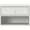 Thumbnail photo of Dash Nightstand, Suspension Rail - New White - Snowbird - Peter J. Lassen - Veet - MDF