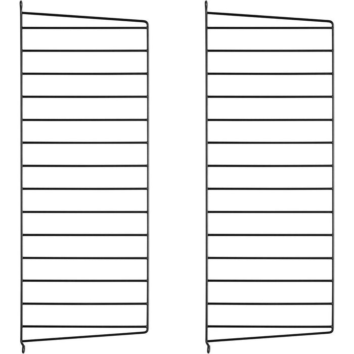 Photo of String Wall Rack 75x30, Black, 2-pack - Shelving - Nils Strinning - Black - Metal