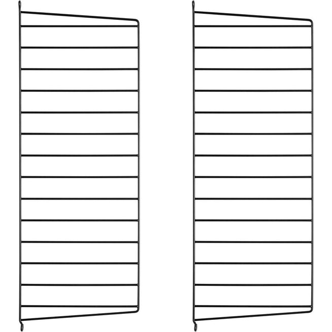 Photo of String Wall Rack 75x30, Black, 2-pack - Shelving - Nils Strinning - Black - Metal
