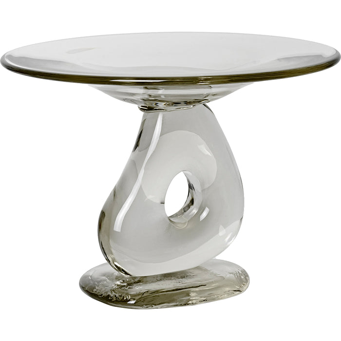 Photo of Damo Glass Centrepiece - Fad - Clear - Ø30 X H22,5 Cm