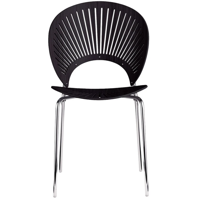 Photo of Trinidad 3398 Chair Ash Black Stain, Chrome Legs
