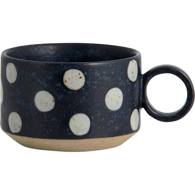 Photo of Grainy Tea Mug Dark Blue/Sand - Set of 4 Pieces