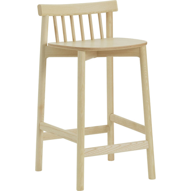 Photo of Pind Barstool 65 Cm - Barstol - Ash - W44.5 X D45 X H81.5 Cm