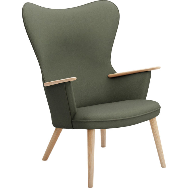 Photo of Carl Hansen - Ch78 Mama Bear Fjord 961 - Armchairs - Hans J. Wegner - Wood/textile/foam
