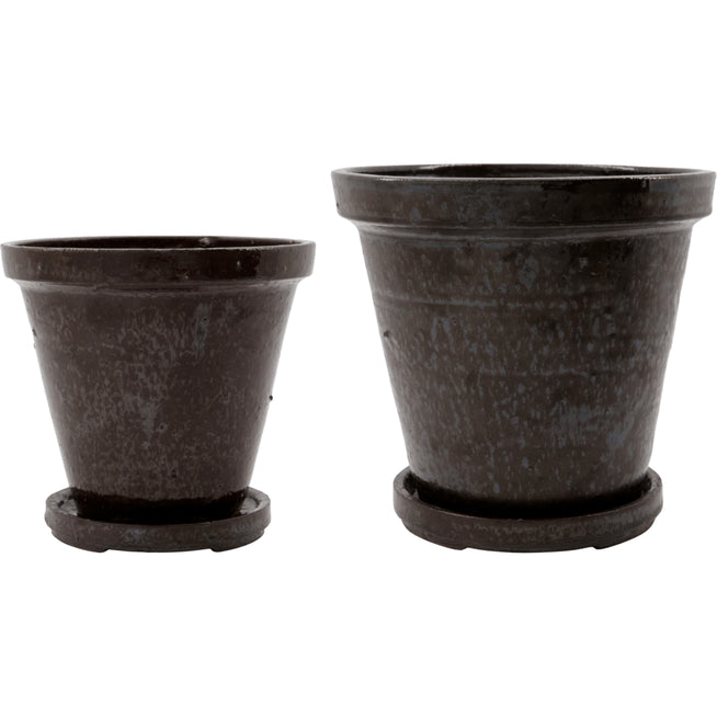 Photo of Flower pot with saucer set of 2