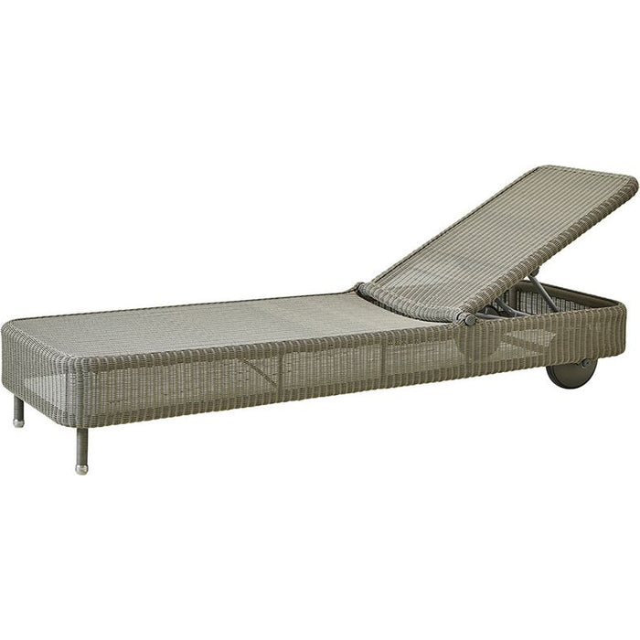 Photo of Presley Sun Lounger - Taupe, without cushion(s)