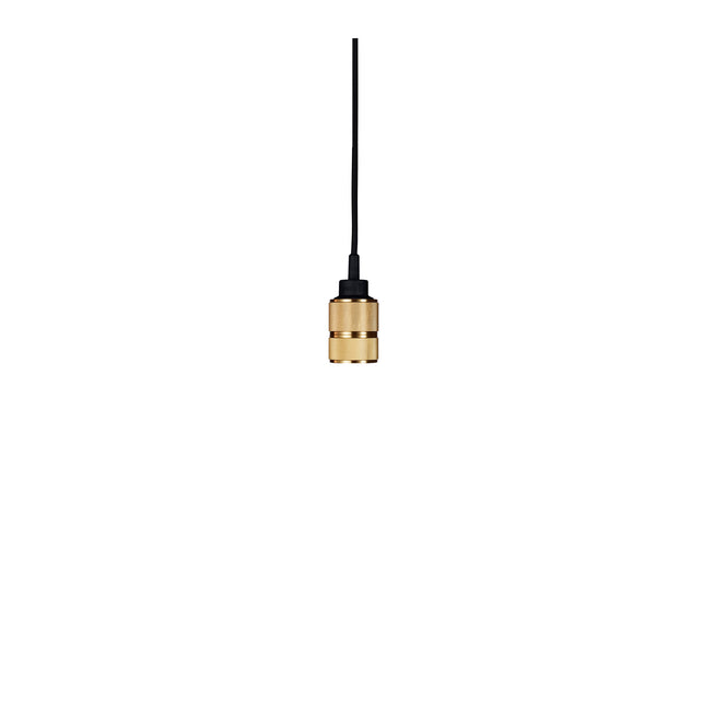 Photo of Hooked Pendant 1.0 Nude/Brass - Pendant Lamps