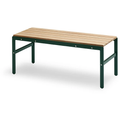 Thumbnail photo of Skagerak Reform Bench From Fritz Hansen (hunter Green / Teak)