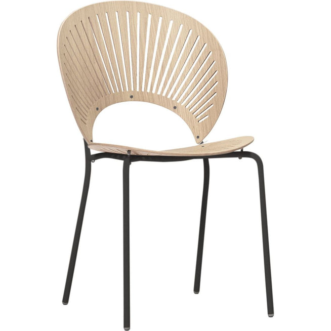 Photo of Trinidad 3398 Chair Clear Lacquered Oak-Black Lacquered