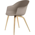 Bat Dining Chair, Un-Upholstered, Wood Base