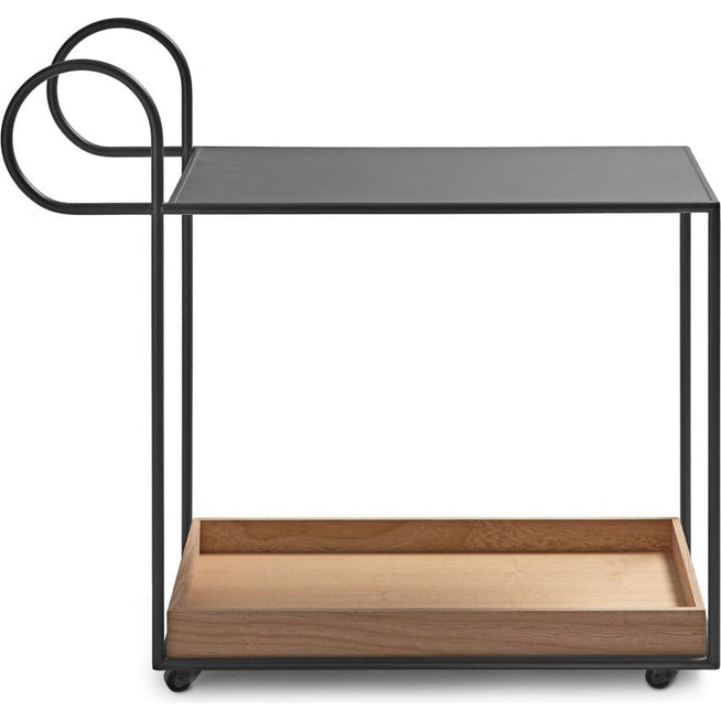 Photo of Julius Serving Trolley, Grey - Serving Trolleys - Broberg & Ridderstråle - Grey - Metal/Wood