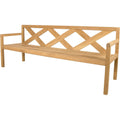 Thumbnail photo of Breeze 2-personers Loungesofa 5567 Li/ls/lw - Havesofa - Lysegrå - B: 154 X D: 76 X H: 78 X Sh: 37 Cm