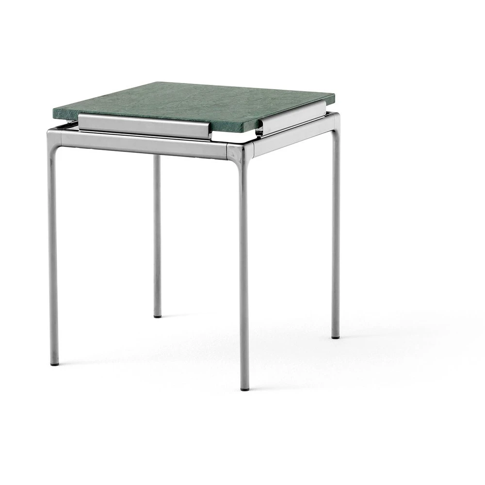 Sett Ln11 Side Table Verde Guatemala-dark Chrome