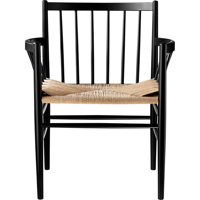 Photo of J81 Chair With Arms Nature-beech Black Painted