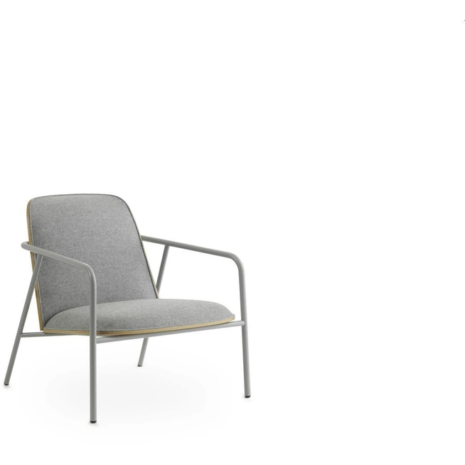 Photo of Pad Lounge Chair Low - Grey Steel / LDS 16