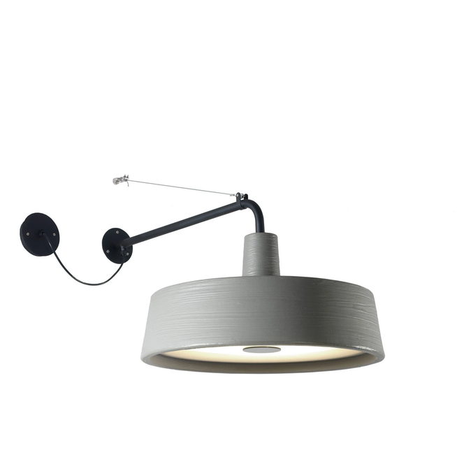 Photo of Soho 38 A Outdoor - Stone Grey - Wall Lamps Outdoor - Joan Gaspar - Grey