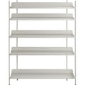 Thumbnail photo of Compile Shelving System/configuration 3, Grey - Hyllsystem - Cecilie Manz - Grå - Metall