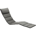 Barriere Deck Chair Cushion Outdoor Textile/charcoal - Dynor & Kuddar - Skagerak Design Team - Grå