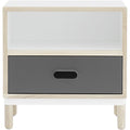 Thumbnail photo of Kabino Bedside Table - Bedside Table - Grey - L: 50 x D: 41 x H: 50 cm