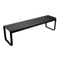Bellevie Bench Liquorice - Garden Benches - Pagnon & Pelhaître - Black - Metal