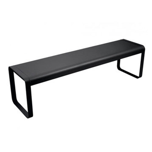 Bellevie Bench Liquorice - Garden Benches - Pagnon & Pelhaître - Black - Metal