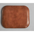 Thumbnail photo of Sculpt Stool Cushion - Stools - Kristian Sofus Hansen, tommy Hyldahl - Brown - Leather