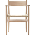 Thumbnail photo of Carl Hansen - Ch37, White oiled oak, natural braided paper string - Dining chairs - Hans J. Wegner - Wood