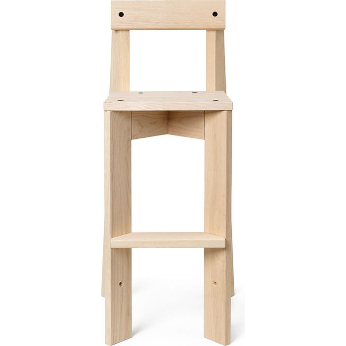 Photo of Ark Kids Chair - Børnehøjstol - Natural Ash - High -  W: 34.2 X H: 75 X D: 37.3 Cm Sh: 53 Cm