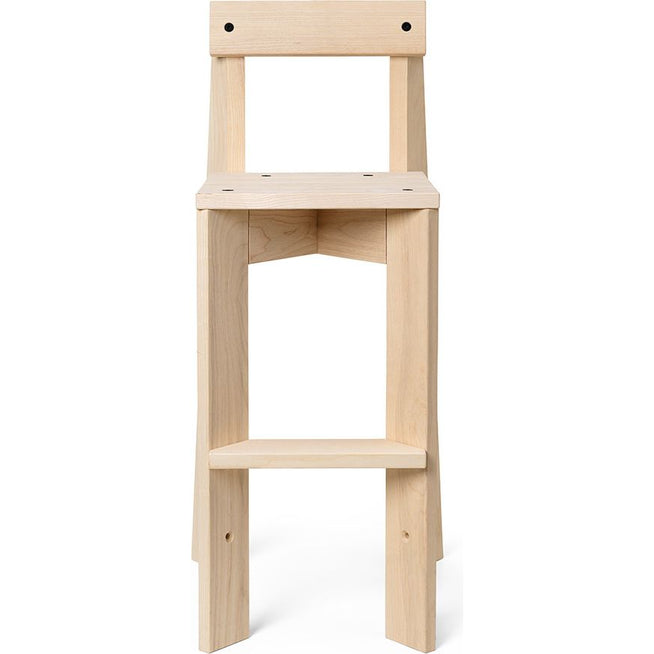Photo of Ark Kids Chair - Børnehøjstol - Natural Ash - High -  W: 34.2 X H: 75 X D: 37.3 Cm Sh: 53 Cm