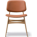 Søborg 3052 Wood Base Chair - Front Upholstered