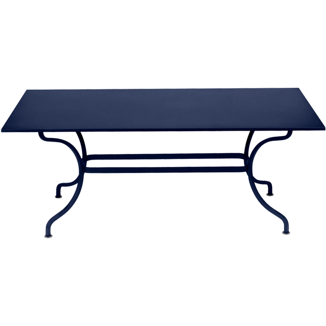 Photo of Romane Table 180 X 100 Cm, Deep Blue - Matbord Utomhus - Blå - Metall