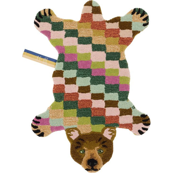 Photo of Archie Checkered Bear Blanket