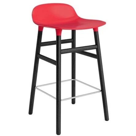 Photo of Form Bar Stool 65 Cm Black Oak