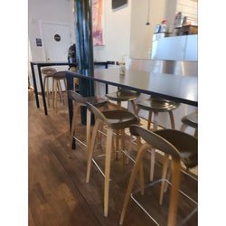 Photo of 3d Bar Stool Wood Base 75 cm