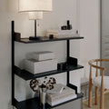 Thumbnail photo of New Works Wall Shelf - Hylde - 190 - Black Ash / Black - H190 X W83.5 X D30.5 Cm
