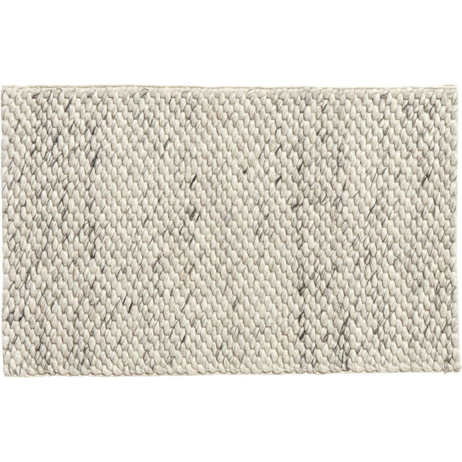 Photo of Lara Rug Wool - Ivory / Grey