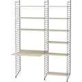 Thumbnail photo of String Floor Headboard 200, Black, 2-pack - Shelving - Nils Strinning - Black - Metal