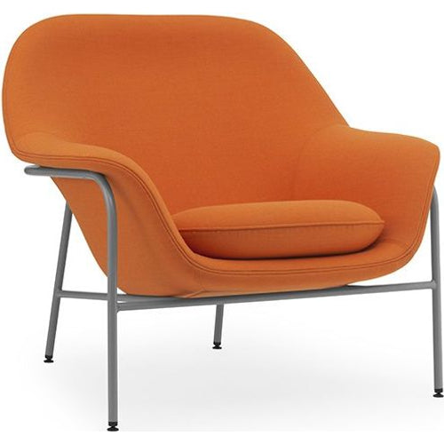 Photo of Drape Chair Low - Lænestol - Remix / Grey Steel - H85 X W93 X D81 X Sh43 Cm