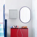Thumbnail photo of Look Oval Mirror - Anthracite - Half Body Mirrors