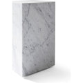 Plinth Tall White Marble - Småbord & Sidobord - Norm Architects - Vit - Sten
