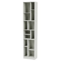 Thumbnail photo of Loom Slim Bookcase - Plinth H7 Cm - Nordic - Bookcases - Grey - Mdf