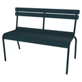 Thumbnail photo of Luxembourg Bench With Backrest Acapulco Blue 21 - Garden Benches - Metal