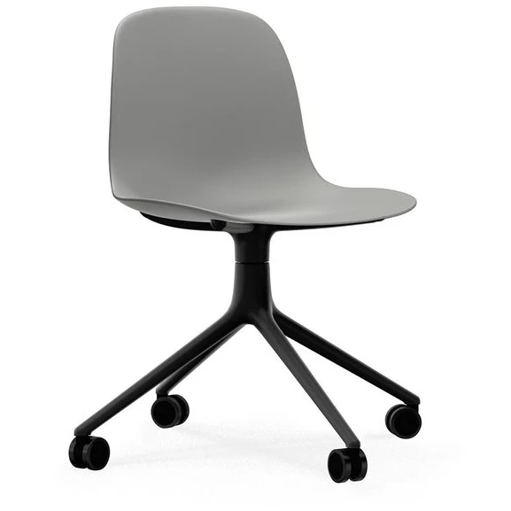 Photo of Form Chair Swivel 4W - Black Aluminium